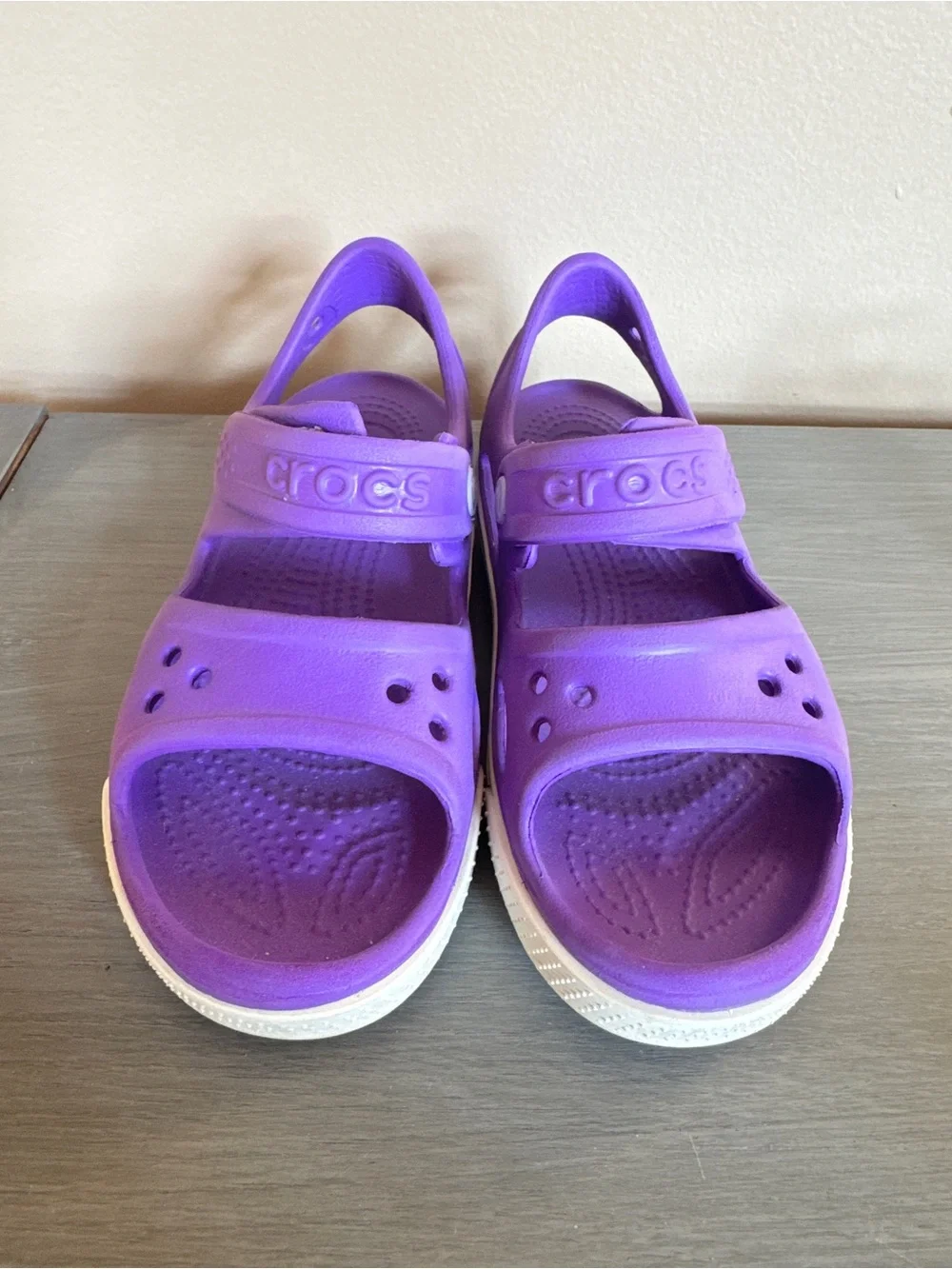 CROCS CROCBAND II Purple Child Size 12 Beach Comfort Tieless